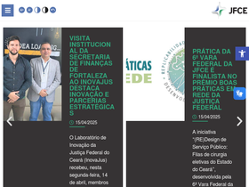 'drsweb.jfce.jus.br' screenshot