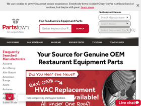 'partstown.com' screenshot