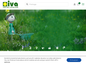 'vrtnicentariva.hr' screenshot