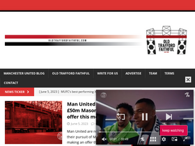'oldtraffordfaithful.com' screenshot