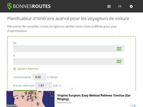 'bonnesroutes.com' screenshot