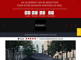 my-roadster.fr homepage screenshot