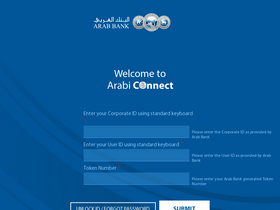 'arabiconnect.com' screenshot