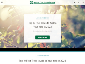 'arbordayblog.org' screenshot