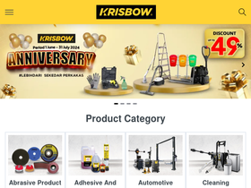 'krisbow.com' screenshot