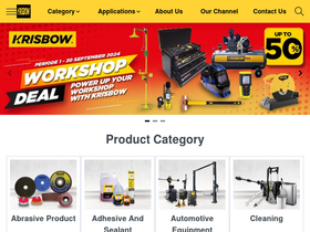 'krisbow.com' screenshot