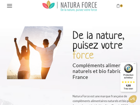 'naturaforce.com' screenshot