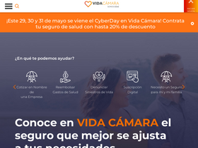 'vidacamara.cl' screenshot