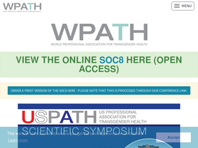 'wpath.org' screenshot
