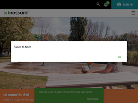 'brossard.ca' screenshot