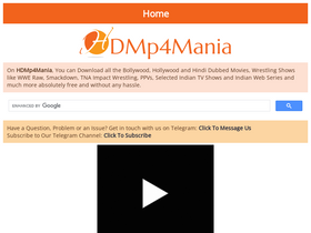 'hdmp4mania1.net' screenshot