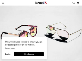 Kenzus website screenshot