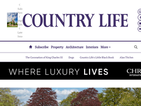 'countrylife.co.uk' screenshot