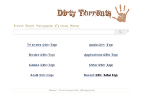 'dirtytorrents.com' screenshot