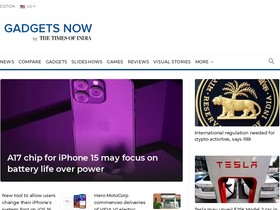 'gadgetsnow.com' screenshot