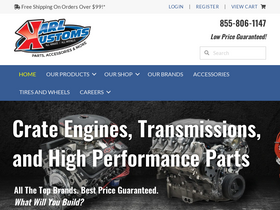 'karlkustoms.com' screenshot