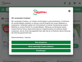 'hagebau.de' screenshot