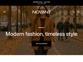 Novant website screenshot