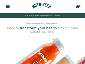 'nutriseed.co.uk' screenshot
