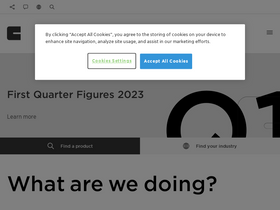 'clariant.com' screenshot