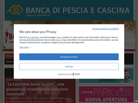 'gazzettalucchese.it' screenshot