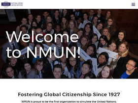 'nmun.org' screenshot