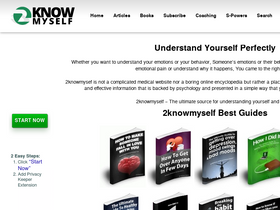 '2knowmyself.com' screenshot