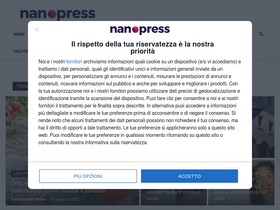 'nanopress.it' screenshot