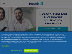 'proctosoll.it' screenshot