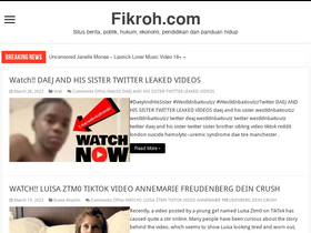 'fikroh.com' screenshot