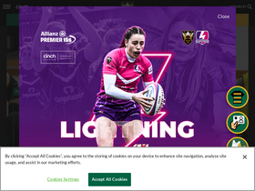 'northamptonsaints.co.uk' screenshot