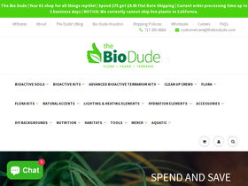 'thebiodude.com' screenshot