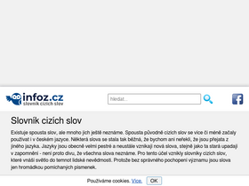 'infoz.cz' screenshot