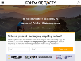 'kolemsietoczy.pl' screenshot