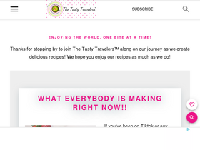 'thetastytravelers.com' screenshot