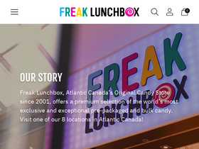 freaklunchbox.com homepage screenshot