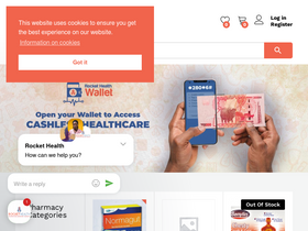 'rockethealth.shop' screenshot