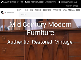'midcenturywarehouse.com' screenshot