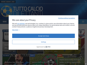 'tuttocalciodilettanti.com' screenshot