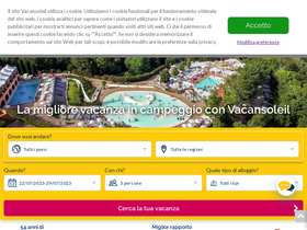 'vacansoleil.it' screenshot