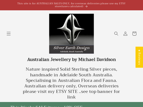silverearthdesign.com.au homepage screenshot