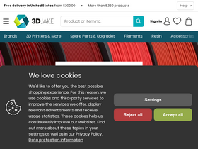 '3djake.com' screenshot