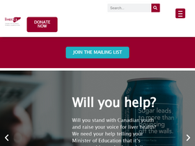'liver.ca' screenshot