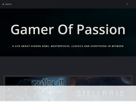'gamerofpassion.com' screenshot