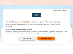 'toocamp.com' screenshot