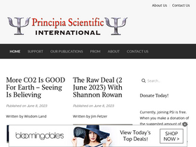 'principia-scientific.com' screenshot