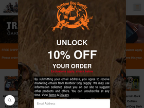 'outdoordogsupply.com' screenshot