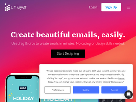 'unlayer.com' screenshot