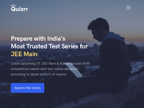 'quizrr.in' screenshot