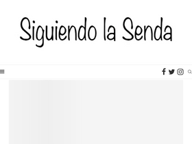 'siguiendolasenda.es' screenshot